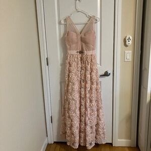 Adrianna Papell Petal Tulle Prom Gown